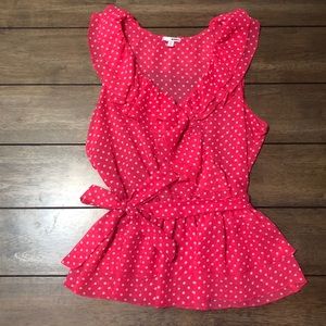 BONGO Tops - Hot pink and white blouse BONGO Tops - Hot pink and white blouse